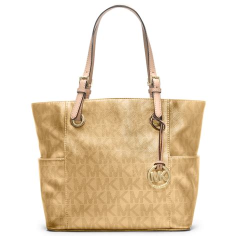 michael kors gold bag|michael kors gold tote bag.